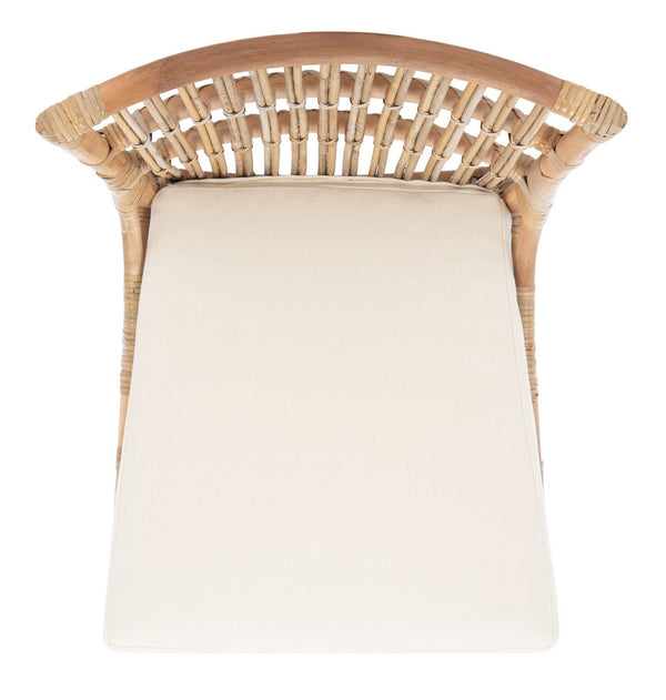 Erika Rattan Accent Chair W/ Cushion - Set of 2