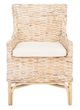 Cristen Boho Rattan Accent Chair with Cozy Cushion for Stylish Indoor Relaxation and Comfort