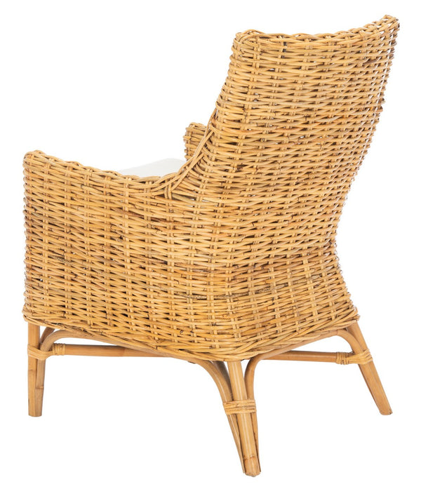 Cristen Rattan Accent Chair W/ Cushion