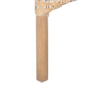 Charlie Rattan Accent Chair W/ Cushion