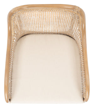 Charlie Rattan Accent Chair W/ Cushion