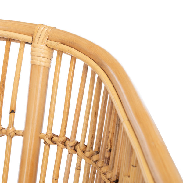 Olivia Rattan Accent Chair W/ Cushion