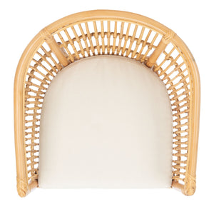 Olivia Rattan Accent Chair W/ Cushion