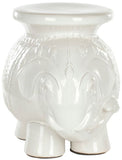 Safavieh Stool Elephant White Ceramic ACS4501A 683726468233 (4533888516141)