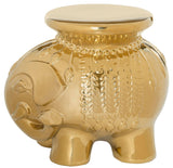 Safavieh Stool Elephant Gold Ceramic ACS4501D 683726468486 (4533888516141)