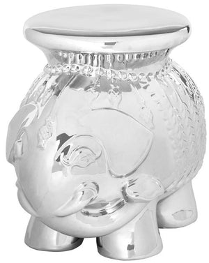 Safavieh Stool Elephant Sliver Ceramic ACS4501E 683726468493 (4533888516141)