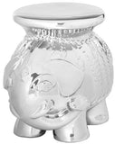 Safavieh Stool Elephant Sliver Ceramic ACS4501E 683726468493 (4533888516141)