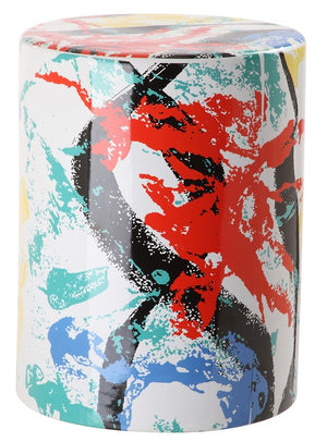 Safavieh Kes Garden Stool Multi Ceramic ACS4563A 889048207936