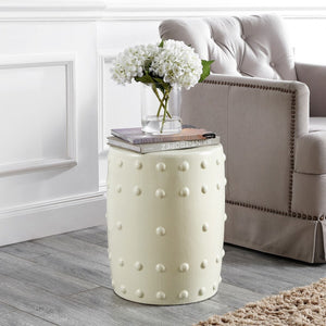 Safavieh Pashet Garden Stool Grey Ceramic ACS4590A