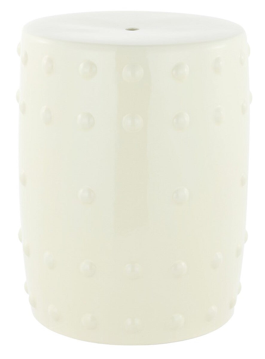 Safavieh Pashet Garden Stool Grey Ceramic ACS4590A