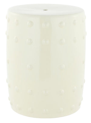 Safavieh Pashet Garden Stool Grey Ceramic ACS4590A