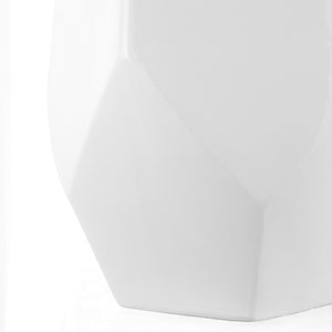 Safavieh Cleonia, 17.75 Inch, White, Ceramic Garden Stool​ White Ceramic ACS4596A