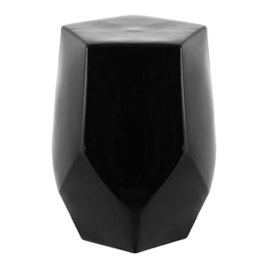 Safavieh Cleonia, 17.75 Inch, Black, Ceramic Garden Stool​ Black Ceramic ACS4596B