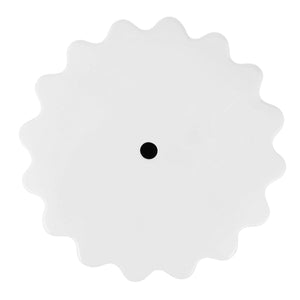 Safavieh Tulett, 18 Inch, White, Ceramic Garden Stool​ White Ceramic ACS4600A