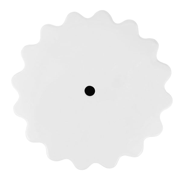 Safavieh Tulett, 18 Inch, White, Ceramic Garden Stool​ White Ceramic ACS4600A