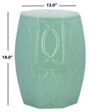 Safavieh Kameko Garden Stool in Blue ACS5205A