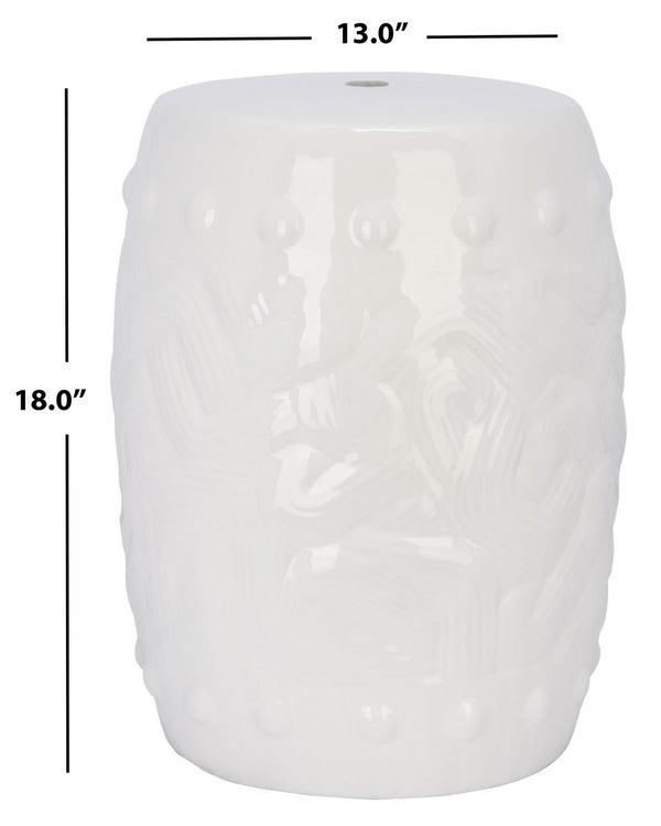 Safavieh Panthea Garden Stool in Ivory ACS5206A