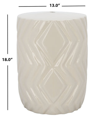 Safavieh Carsyn Garden Stool in Ivory ACS5208A