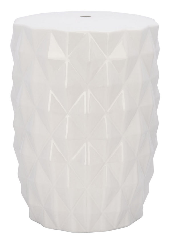 Safavieh Posy Garden Stool in White ACS5209A