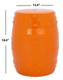 Safavieh Frisco Garden Stool in Orange ACS5210A