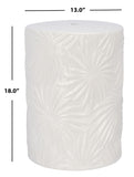 Safavieh Kesha Garden Stool in Ivory ACS5211A