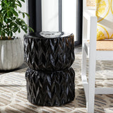 Safavieh Pansy Garden Stool in Black ACS5212A