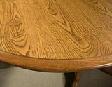 Intercon Classic Oak Chestnut Country Laminate Pedestal Table CO-TA-L4260-CNT-C CO-TA-L4260-CNT-C