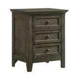 Intercon San Mateo Transitional Nightstand | Gray SM-BR-8803-GRY-C SM-BR-8803-GRY-C