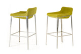 Modrest Adhil Modern Green Fabric Bar Stool