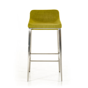 VIG Furniture Modrest Adhil Modern Green Fabric Bar Stool VGOBA105-F-GRN