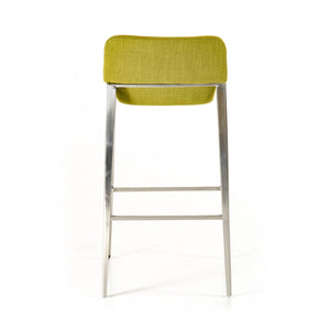 VIG Furniture Modrest Adhil Modern Green Fabric Bar Stool VGOBA105-F-GRN