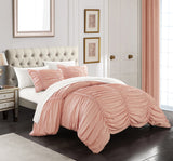 Kaiah Coral King 3pc Comforter Set