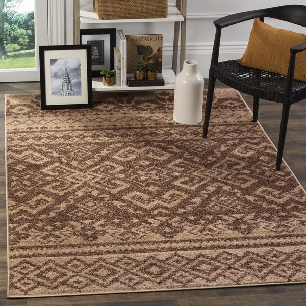 Safavieh Adirondack 107 Power Loomed 55% Polypropylene/ 40% Jute/ 5% Polyester Rug ADR107C-4SQ