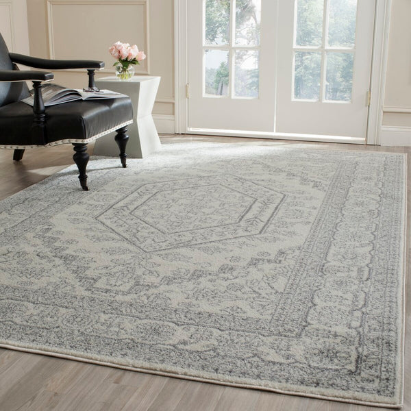 Safavieh Adirondack 108 Power Loomed 55% Polypropylene/ 40% Jute/ 5% Polyester Rug ADR108B-6SQ
