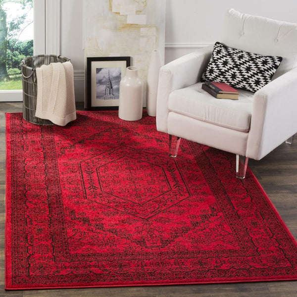 Safavieh Adirondack 108 Power Loomed 55% Polypropylene/ 40% Jute/ 5% Polyester Rug ADR108F-4SQ