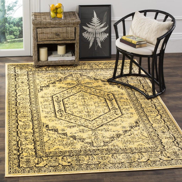 Safavieh Adirondack 108 Power Loomed 55% Polypropylene/ 40% Jute/ 5% Polyester Rug ADR108H-4SQ