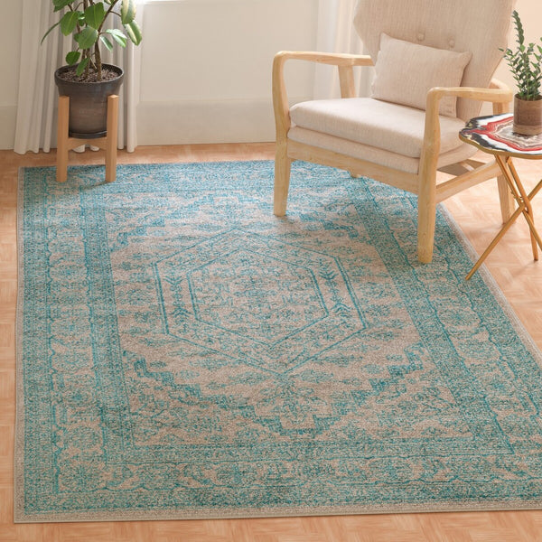 Safavieh Adirondack 108 Power Loomed 55% Polypropylene/ 40% Jute/ 5% Polyester Rug ADR108L-6SQ
