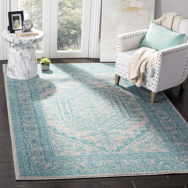 Safavieh Adirondack 108 Power Loomed 55% Polypropylene/ 40% Jute/ 5% Polyester Rug ADR108L-6SQ