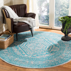 Safavieh Adirondack 108 Power Loomed 55% Polypropylene/ 40% Jute/ 5% Polyester Rug ADR108L-6SQ