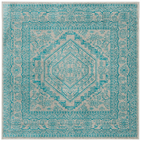 Safavieh Adirondack 108 Power Loomed 55% Polypropylene/ 40% Jute/ 5% Polyester Rug ADR108L-6SQ