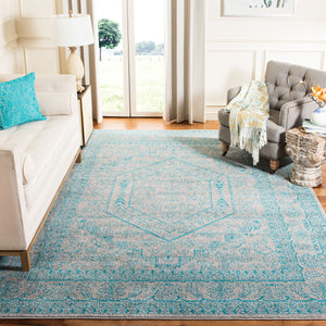 Safavieh Adirondack 108 Power Loomed 55% Polypropylene/ 40% Jute/ 5% Polyester Rug ADR108L-6SQ