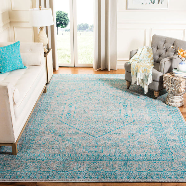Safavieh Adirondack 108 Power Loomed 55% Polypropylene/ 40% Jute/ 5% Polyester Rug ADR108L-6SQ