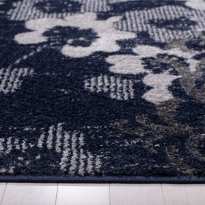 Safavieh Adirondack 114 Power Loomed 55% Polypropylene/ 40% Jute/ 5% Polyester Floral Rug ADR114N-4SQ