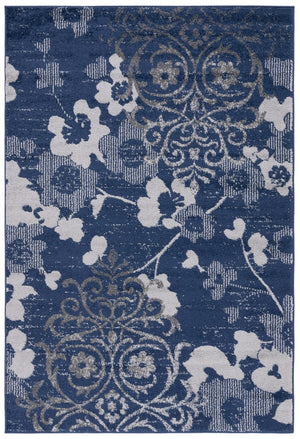 Safavieh Adirondack 114 Power Loomed 55% Polypropylene/ 40% Jute/ 5% Polyester Floral Rug ADR114N-4SQ