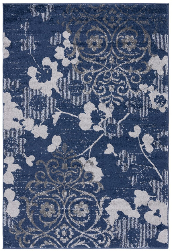 Safavieh Adirondack 114 Power Loomed 55% Polypropylene/ 40% Jute/ 5% Polyester Floral Rug ADR114N-4SQ