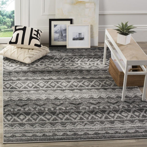 Safavieh Adirondack 119 Power Loomed 55% Polypropylene/ 40% Jute/ 5% Polyester Rug ADR119N-4SQ