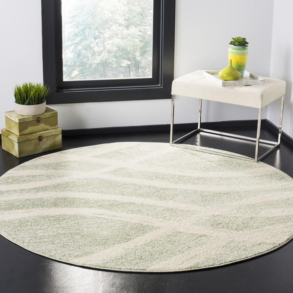 Safavieh Adorindack 125 Power Loomed 55% Polypropylene/ 40% Jute/ 5% Polyester Rug ADR125X-8SQ