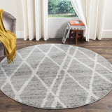 Safavieh Adirondack 128 Power Loomed 55% Polypropylene/ 40% Jute/ 5% Polyester Rug ADR128B-4SQ