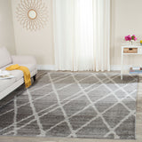 Safavieh Adirondack 128 Power Loomed 55% Polypropylene/ 40% Jute/ 5% Polyester Rug ADR128B-4SQ