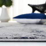 Adirondack Adirondack 134  Power Loomed Polypropylene Pile Rug Navy / Grey